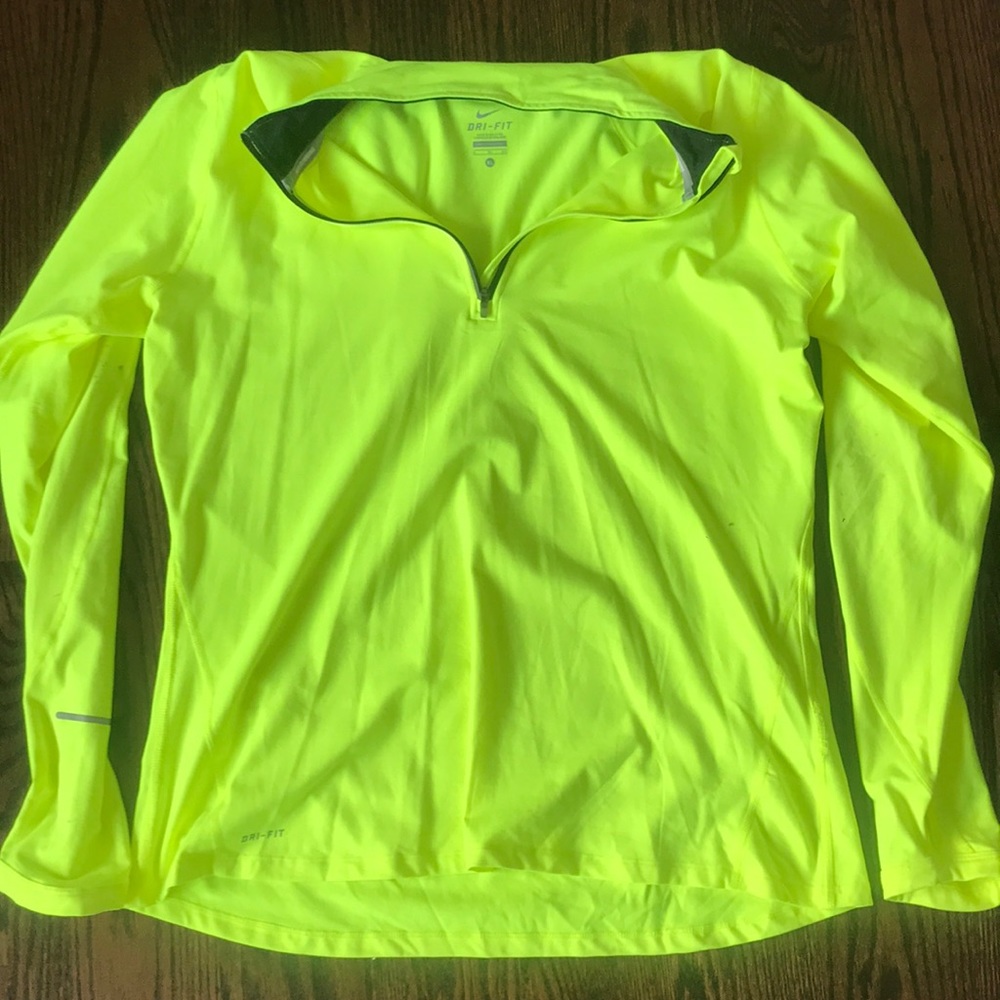 Yellow nike XL quarter zip women’s